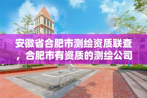 安徽省合肥市测绘资质联查，合肥市有资质的测绘公司