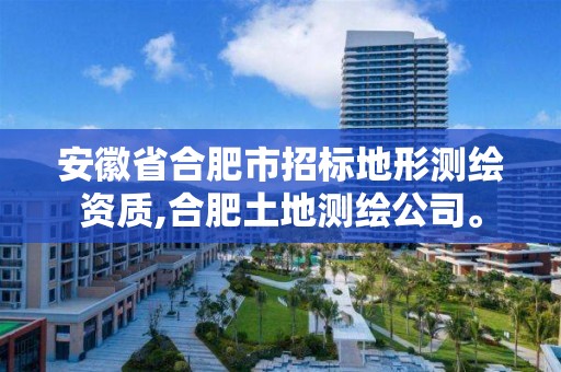 安徽省合肥市招标地形测绘资质,合肥土地测绘公司。