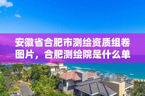 安徽省合肥市测绘资质组卷图片，合肥测绘院是什么单位