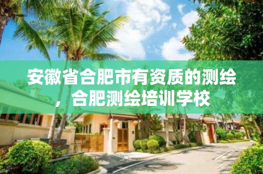 安徽省合肥市有资质的测绘，合肥测绘培训学校