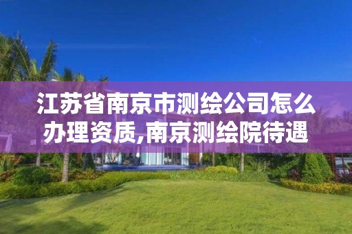 江苏省南京市测绘公司怎么办理资质,南京测绘院待遇怎么样。