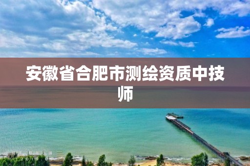 安徽省合肥市测绘资质中技师