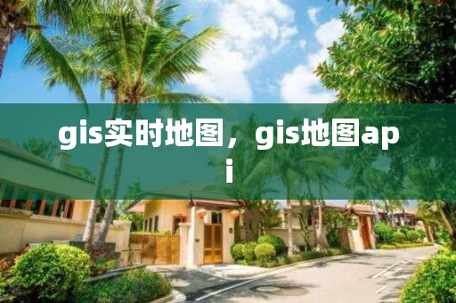 gis实时地图，gis地图api