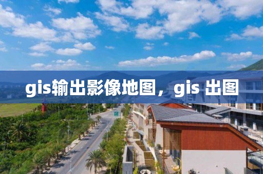 gis输出影像地图，gis 出图