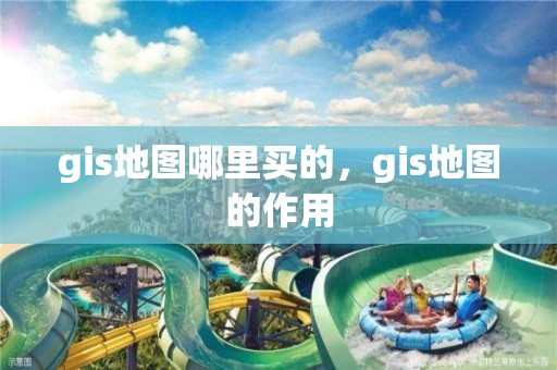 gis地图哪里买的，gis地图的作用