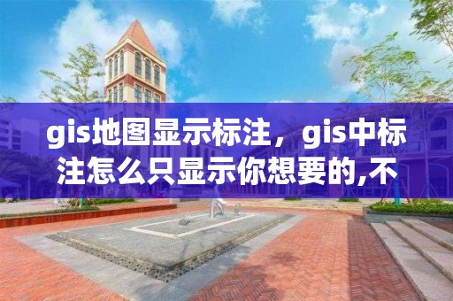 gis地图显示标注，gis中标注怎么只显示你想要的,不想要的不显示