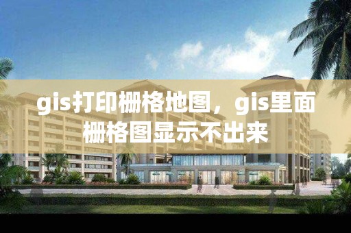 gis打印栅格地图，gis里面栅格图显示不出来