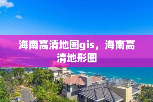 海南高清地图gis，海南高清地形图