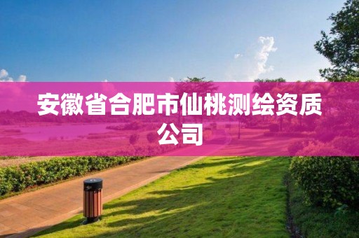 安徽省合肥市仙桃测绘资质公司