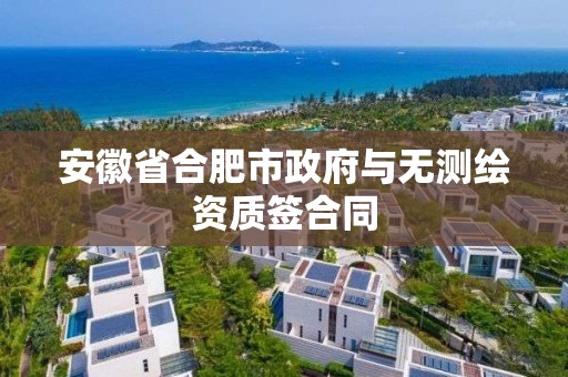 安徽省合肥市政府与无测绘资质签合同