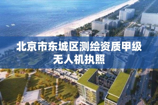 北京市东城区测绘资质甲级无人机执照