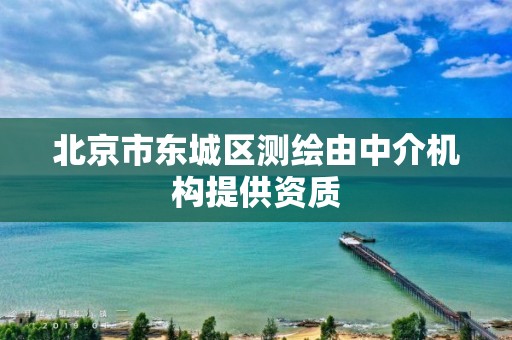 北京市东城区测绘由中介机构提供资质