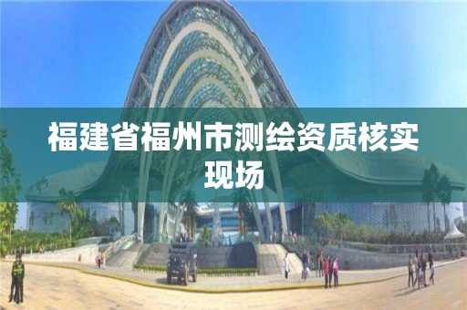 福建省福州市测绘资质核实现场