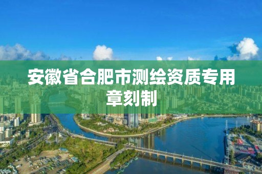 安徽省合肥市测绘资质专用章刻制