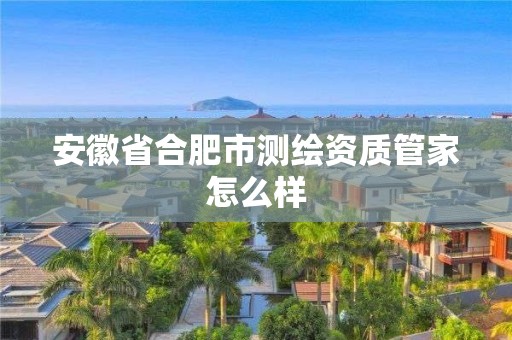 安徽省合肥市测绘资质管家怎么样