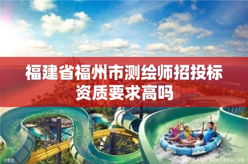 福建省福州市测绘师招投标资质要求高吗