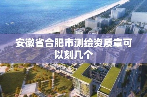 安徽省合肥市测绘资质章可以刻几个