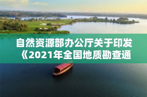 自然资源部办公厅关于印发《2021年全国地质勘查通报》的函