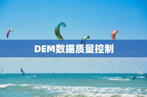 DEM数据质量控制