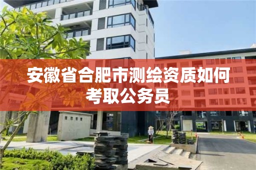 安徽省合肥市测绘资质如何考取公务员