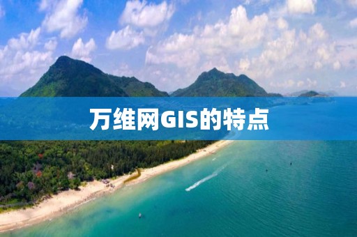 万维网GIS的特点