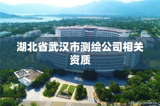 湖北省武汉市测绘公司相关资质