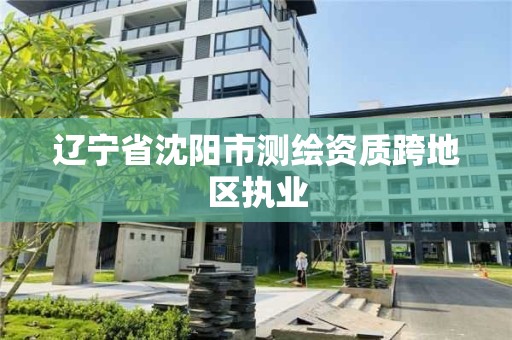 辽宁省沈阳市测绘资质跨地区执业