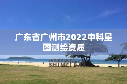 广东省广州市2022中科星图测绘资质