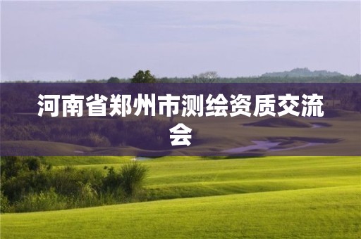 河南省郑州市测绘资质交流会