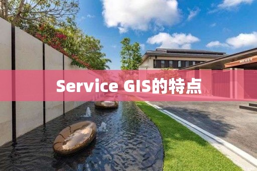 Service GIS的特点