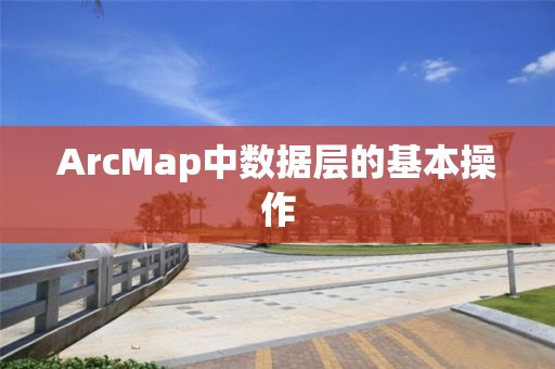 ArcMap中数据层的基本操作