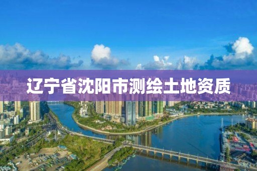 辽宁省沈阳市测绘土地资质