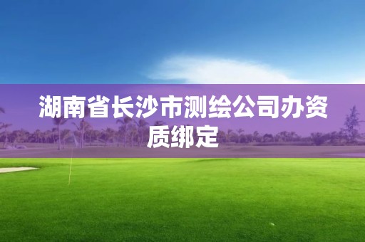 湖南省长沙市测绘公司办资质绑定