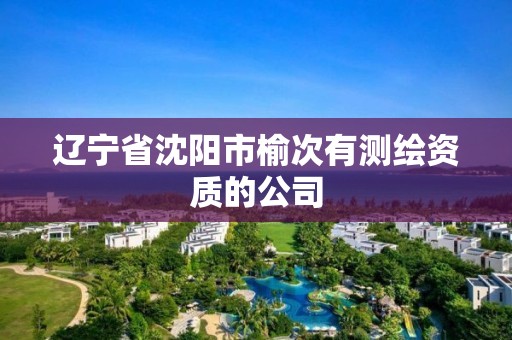 辽宁省沈阳市榆次有测绘资质的公司