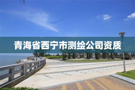 青海省西宁市测绘公司资质