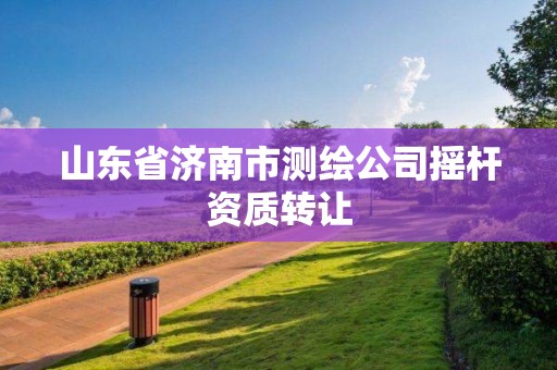 山东省济南市测绘公司摇杆资质转让