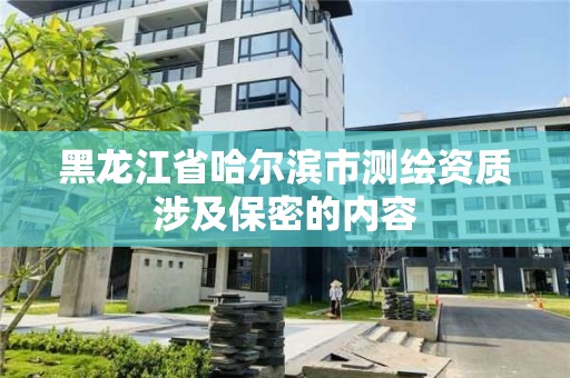 黑龙江省哈尔滨市测绘资质涉及保密的内容