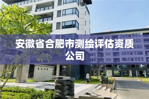 安徽省合肥市测绘评估资质公司