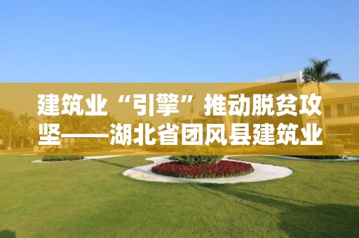 建筑业“引擎”推动脱贫攻坚――湖北省团风县建筑业扶贫模式透视