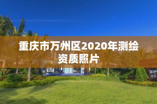 重庆市万州区2020年测绘资质照片