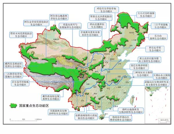 我国的各种自然资源图