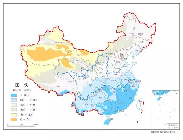 我国的各种自然资源图