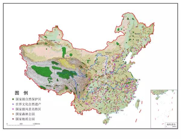 我国的各种自然资源图