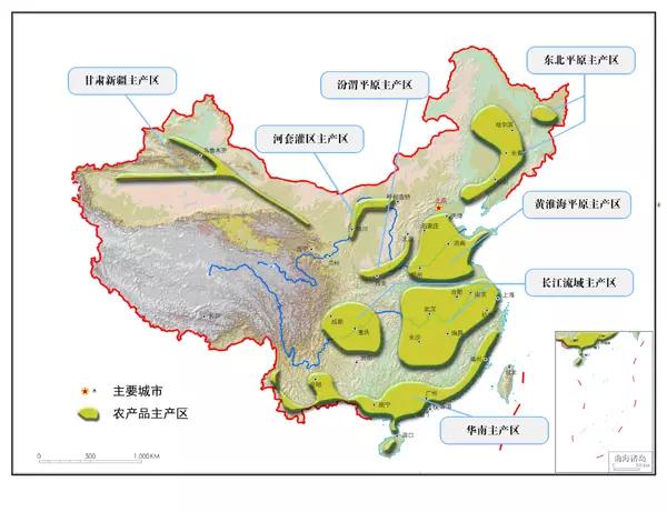 我国的各种自然资源图