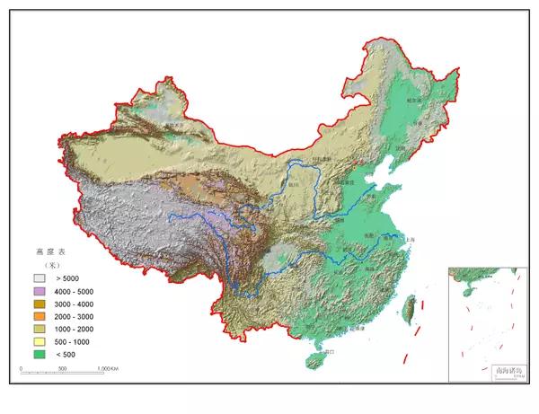 我国的各种自然资源图