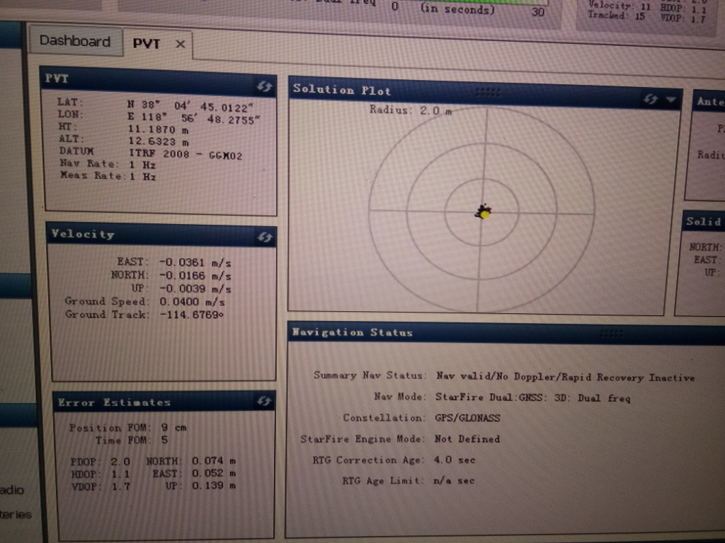 Ixblue hydrins和navcom SF3050位置精度的差异问题（二）