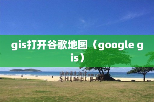 gis打开谷歌地图（google gis）