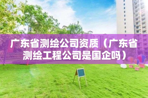 广东省测绘公司资质（广东省测绘工程公司是国企吗）