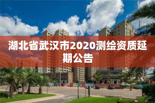 湖北省武汉市2020测绘资质延期公告