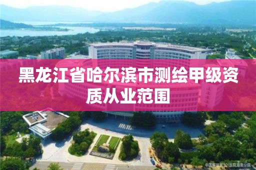 黑龙江省哈尔滨市测绘甲级资质从业范围